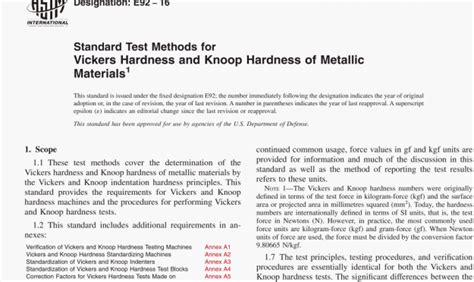 vickers hardness test lab report conclusion|astm e92 pdf free download.